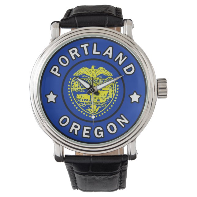 Portland Oregon Armbanduhr (Vorderseite)