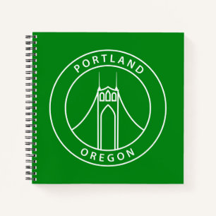Portland Oregon Design Notizbuch