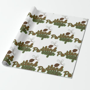 Portland Oregon Geschenkpapier