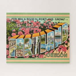 Portland Oregon Greetings Puzzle