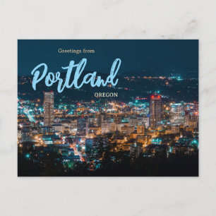 Portland Oregon Landschaftsreise Postkarte