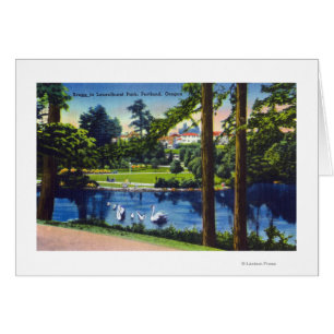 Portland, Oregon, Laurelhurst Park Scene