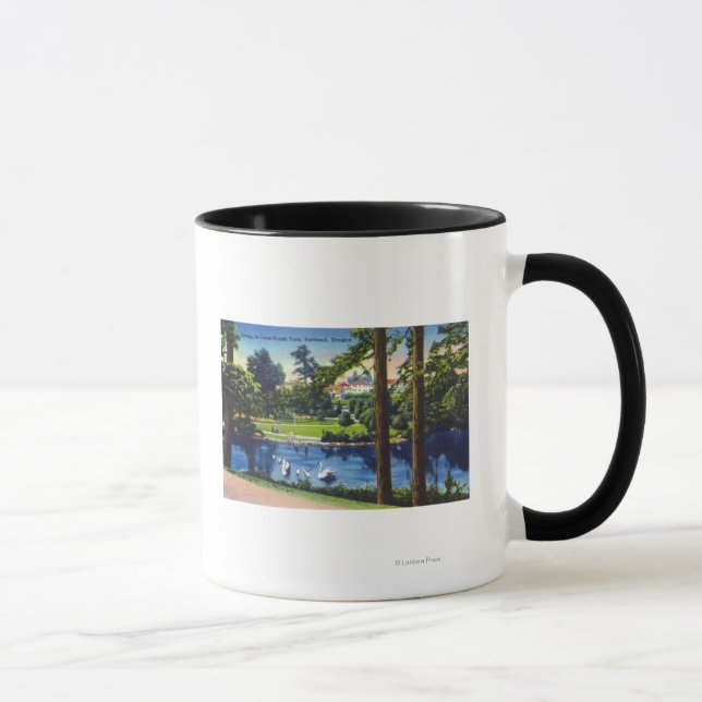 Portland, Oregon, Laurelhurst Park Scene Tasse (Rechts)
