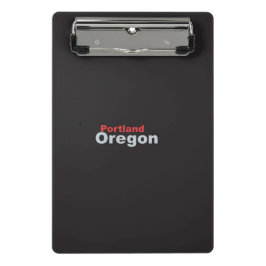 Portland, Oregon Mini Clipboard Klemmbrett