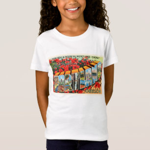 Portland Oregon ODER alte Vintage Reise-Andenken T-Shirt