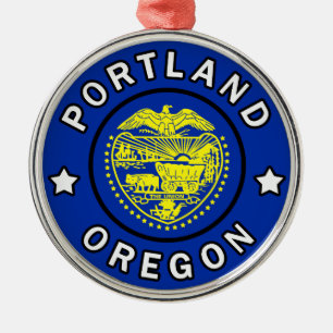 Portland Oregon Ornament Aus Metall
