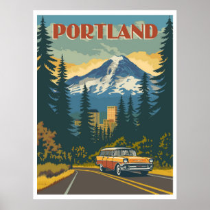 Portland, Oregon Poster