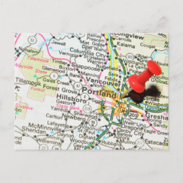 Portland, Oregon Postkarte
