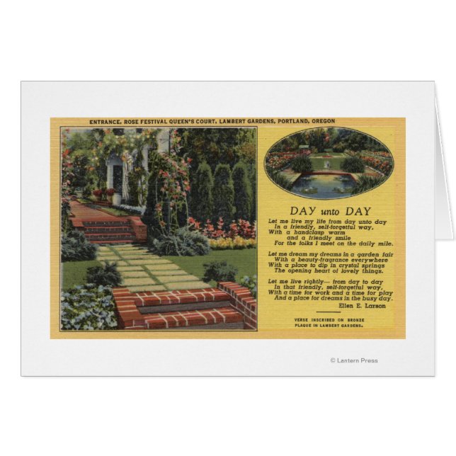 Portland, Oregon, Rose Festival - Queens Court (Vorderseite (Horizontal))