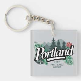 Portland Oregon Schlüsselanhänger