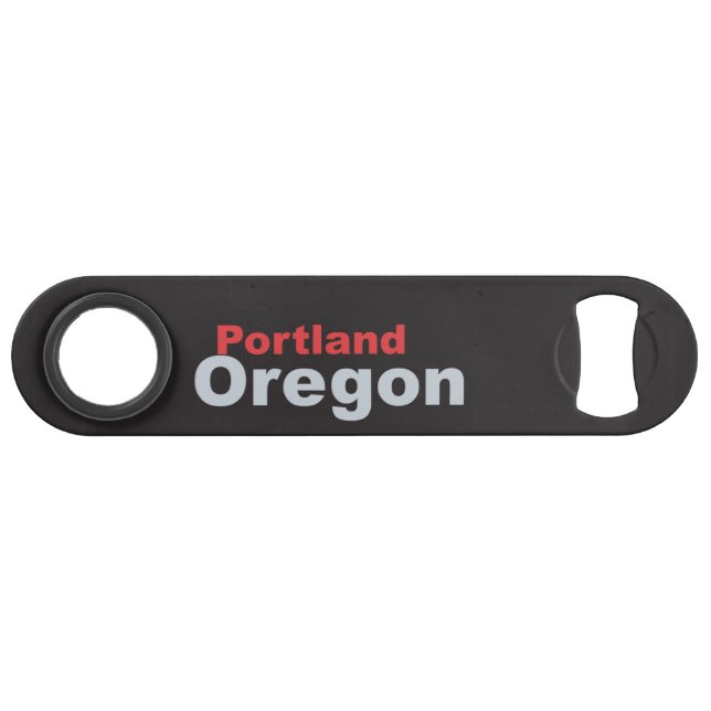 Portland, Oregon Speed Bottle Opener Speed Flaschenöffner (Rückseite Horizontal)