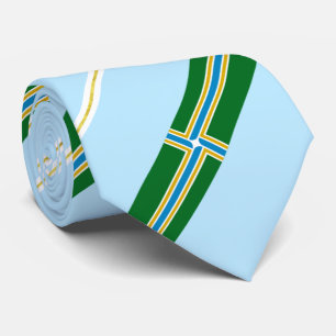 Portland (Oregon) Stadtflagge Neck Tie Krawatte