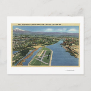 Portland, Oregon - Swan Island Airport Postkarte