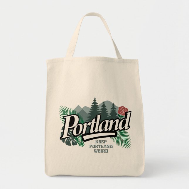 Portland Oregon Tragetasche (Vorne)