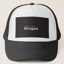 Portland, Oregon Trucker Hat Truckerkappe