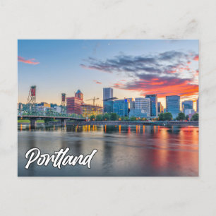 Portland, Oregon, Vereinigte Staaten Postkarte