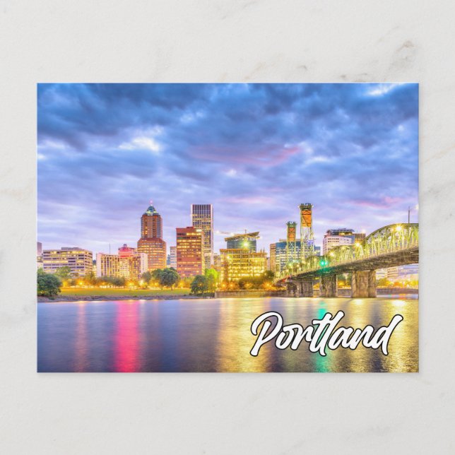 Portland, Oregon, Vereinigte Staaten Postkarte (Vorderseite)