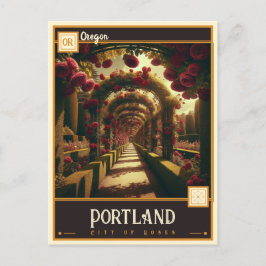 Portland, Oregon | VINTAG Postkarte