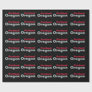 Portland, Oregon Wrapping Paper Geschenkpapier