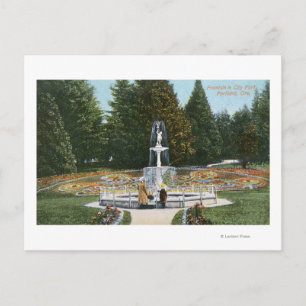 Portland, OregonCity Park Postkarte