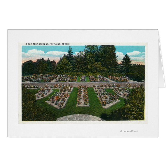 Portland, OregonView of the Rose Test Gardens (Vorderseite (Horizontal))