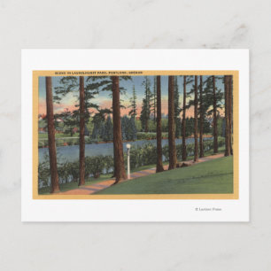 Portland, ORScene im Laurelhurst Park Postkarte