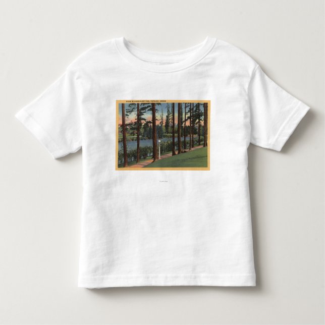 Portland, ORScene in Laurelhurst Park Kleinkind T-shirt (Vorderseite)