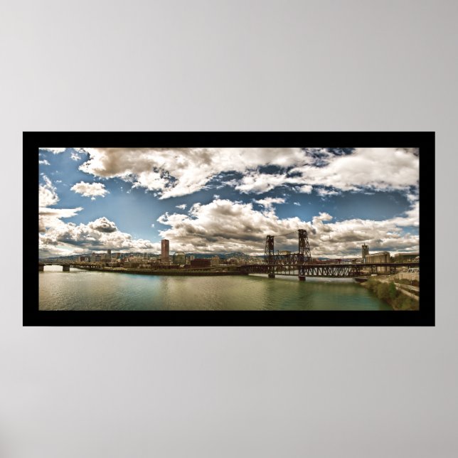 Portland Panorama Poster (Vorne)