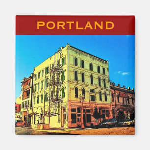 Portland-Perlen-Bezirks-Magnet Magnet