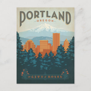 Portland Postkarte