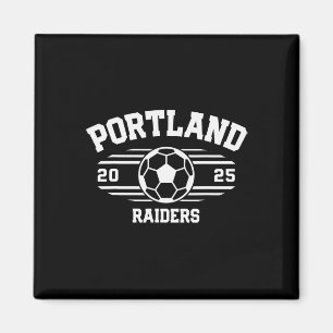 Portland Raiders Fußballrechnung 2025  Magnet