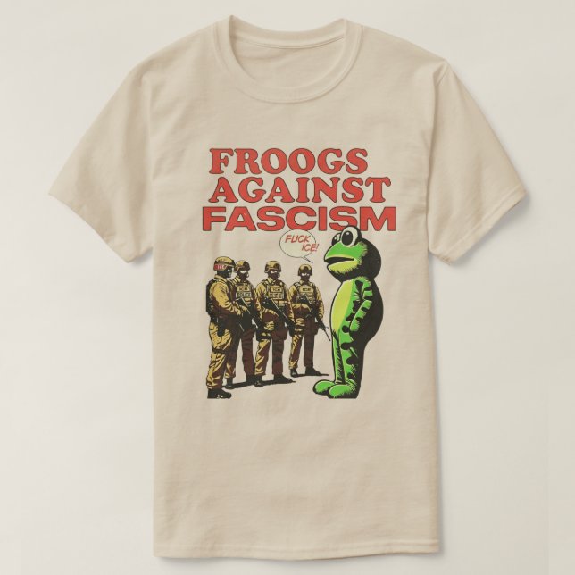 Portland Resist Portland Frog Protest  T-Shirt (Design vorne)