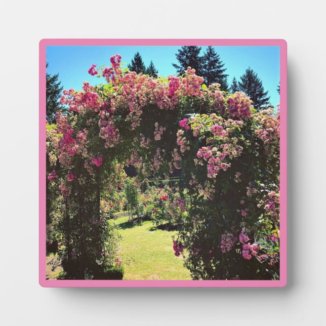 Portland Rose Garden, OR Fotoplatte (Vorderseite)