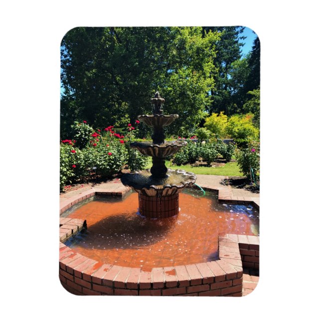Portland Rose Garden, OR Magnet (Vertikal)