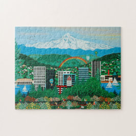 Portland-Rosen-Garten-Puzzlespiel Puzzle