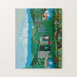 Portland-Rosen-Garten-Puzzlespiel Puzzle