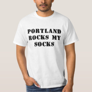 Portland schaukelt mein Socken-T-Shirt T-Shirt