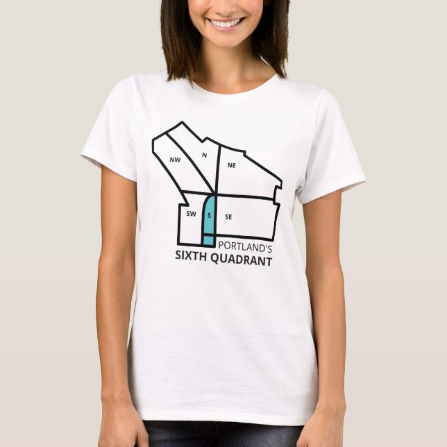 Portland-Sixth-Quadrant T-Shirt (Vorderseite)