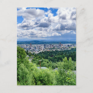 Portland Skyline Postkarte