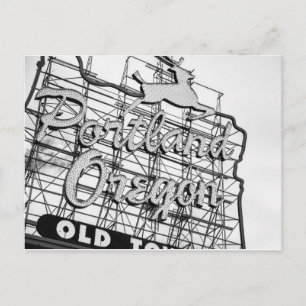 Portland Stag Postkarte