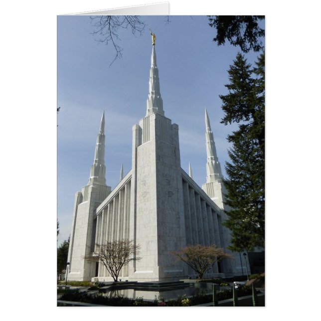 Portland Temple - Blank Card (Vorne)