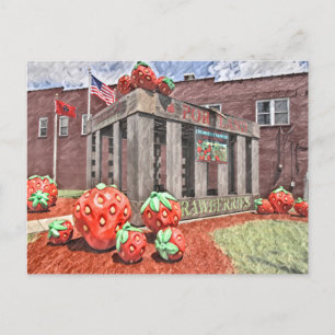 Portland, TN Strawberry Festival Malerei Postkarte