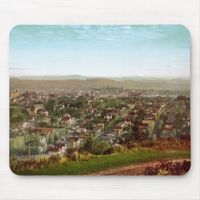 Portland- und Berg-Haube Oregon Mousepad (Vorne)
