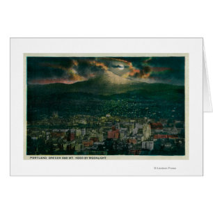 Portland und Mt.-Haube durch Mondschein