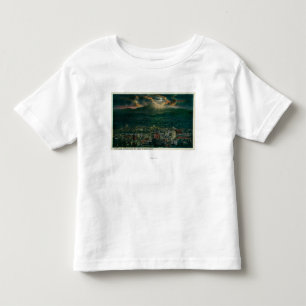 Portland und Mt.-Haube durch Mondschein Kleinkind T-shirt