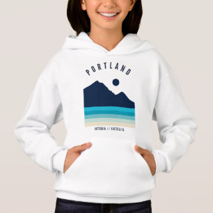 Portland Victoria Australia Retro Vintag Beach Hoodie