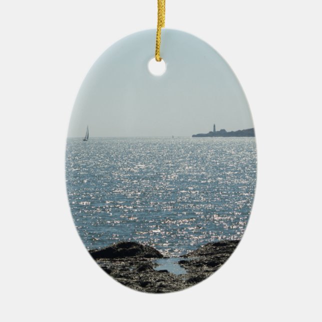 Portlandhauptleuchtturm Keramikornament (Vorne)