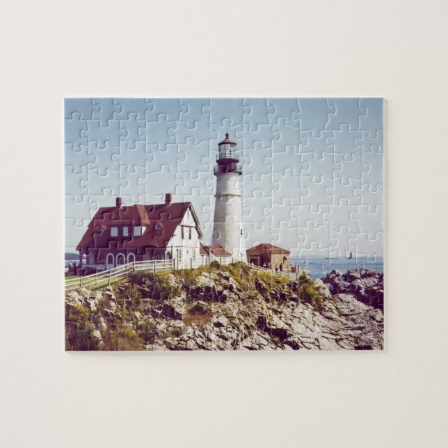 Portlandhauptleuchtturmpuzzlespiel Puzzle (Horizontal)