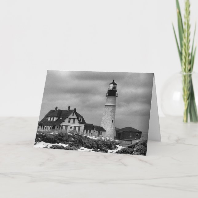 Portlandhead-Leuchtturmkarte Karte (Vorderseite)