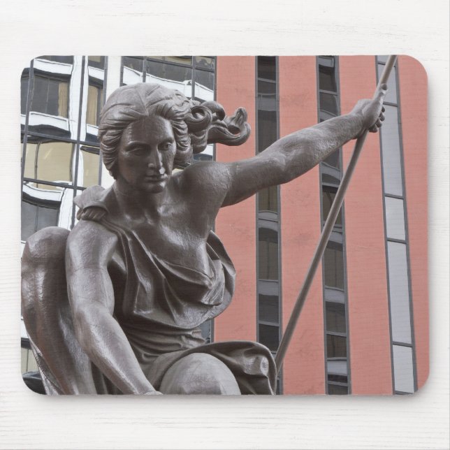 Portlandia statue, Portland, Oregon Mousepad (Vorne)